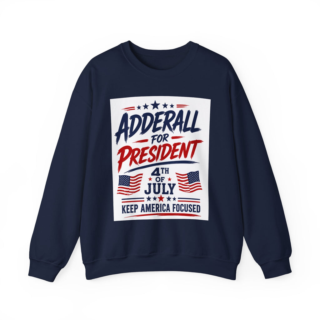 “Keep America Focused” - 4th of July Crewneck Sweatshirt — Patriotic Pullover