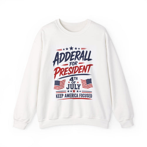 “Keep America Focused” - 4th of July Crewneck Sweatshirt — Patriotic Pullover