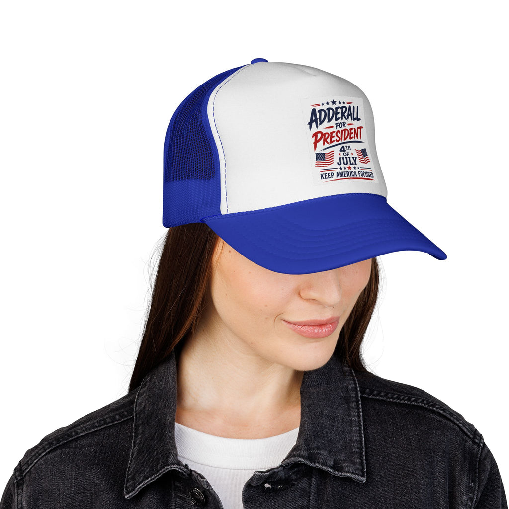 “Keep America Focused” - Funny Patriotic Trucker Hat - 4th of July
